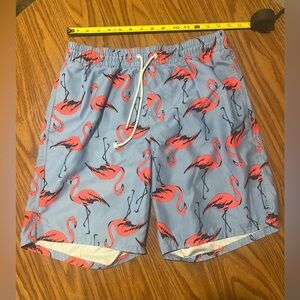 Old Navy Men’s Flamingo Swim Trunks Size Small